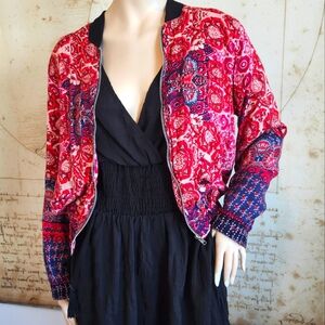 Women's Boho Bomber Jacket